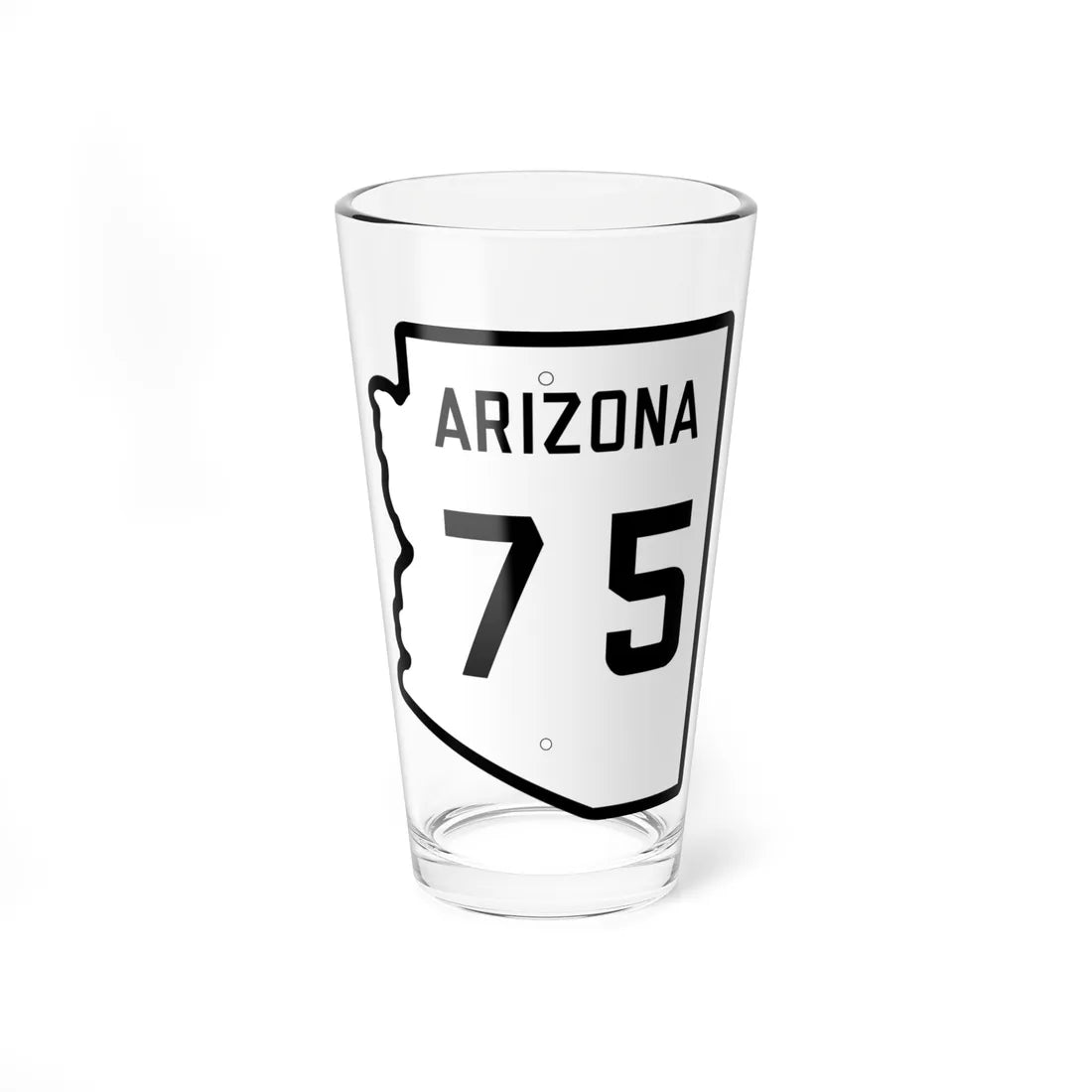 Arizona 75 1941 (Arizona) (Road Sign) Pint Glss 16oz 16oz - Go Mug Yourself