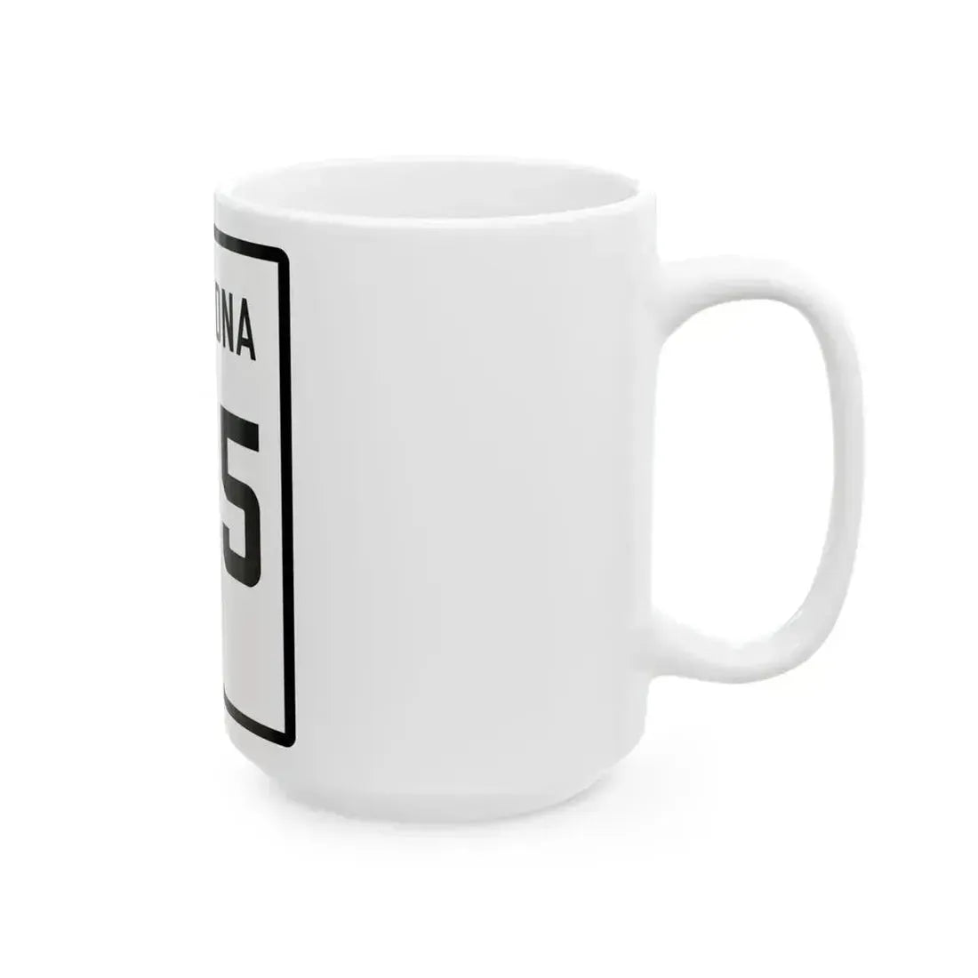 Arizona 75 1941 (Arizona) (Road Sign) White Coffee Mug - Go Mug Yourself