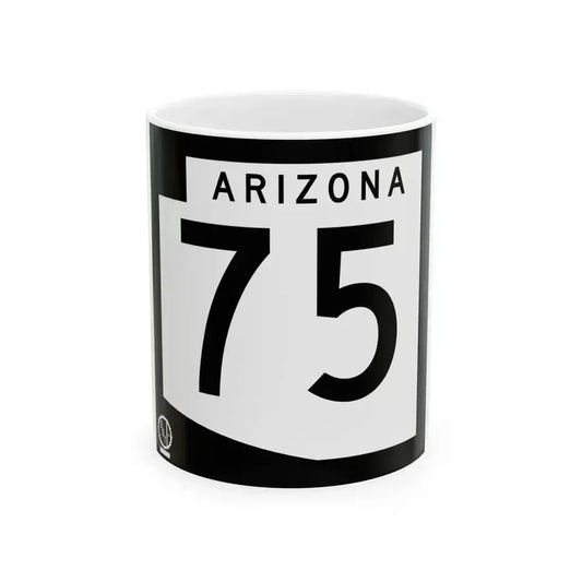 Arizona 75 1978 (Arizona) (Road Sign) White Coffee Mug 11oz - Go Mug Yourself