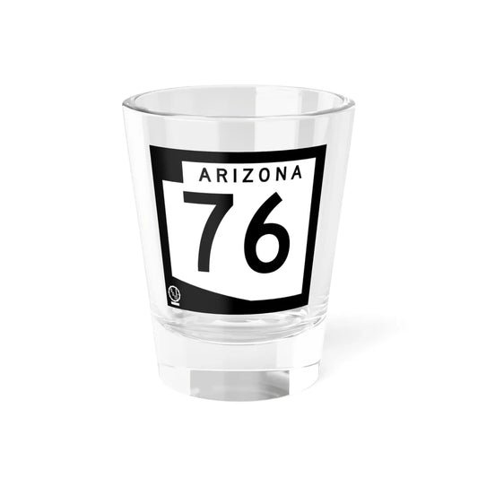 Arizona 76 1978 (Arizona) (Road Sign) Shot Glass 1.5oz 1.5oz - Go Mug Yourself