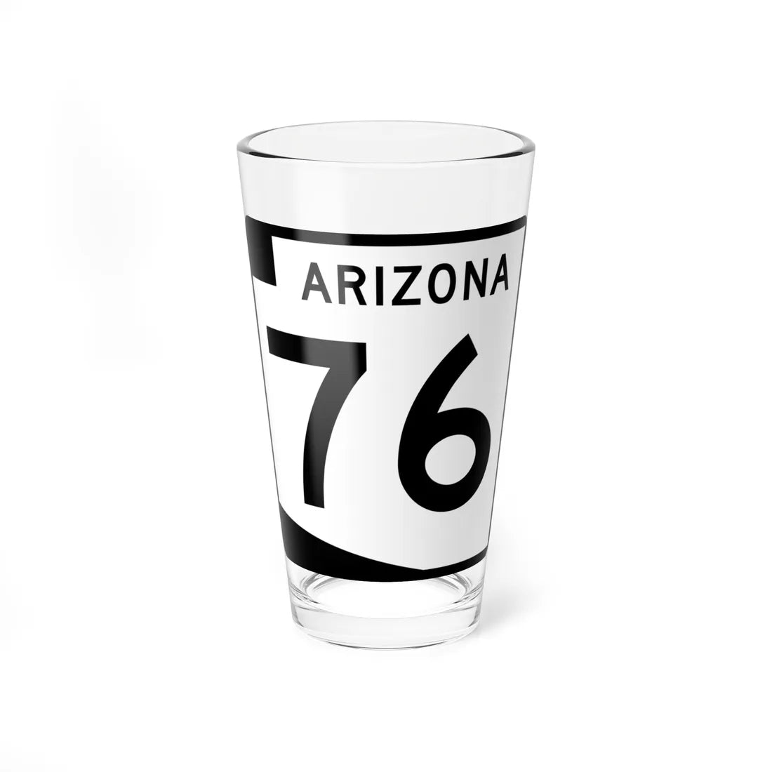 Arizona 76 (Arizona) (Road Sign) Pint Glss 16oz 16oz - Go Mug Yourself