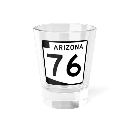 Arizona 76 (Arizona) (Road Sign) Shot Glass 1.5oz 1.5oz - Go Mug Yourself