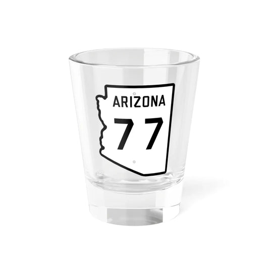 Arizona 77 1941 (Arizona) (Road Sign) Shot Glass 1.5oz 1.5oz - Go Mug Yourself