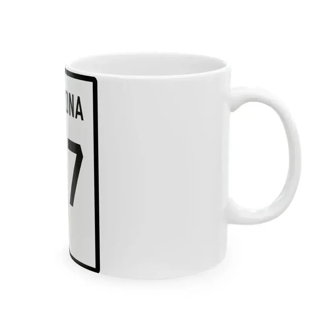Arizona 77 1941 (Arizona) (Road Sign) White Coffee Mug - Go Mug Yourself