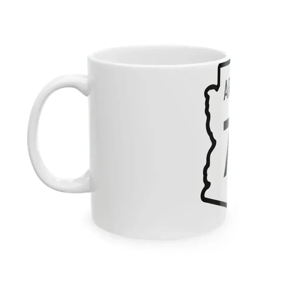 Arizona 77 1941 (Arizona) (Road Sign) White Coffee Mug - Go Mug Yourself