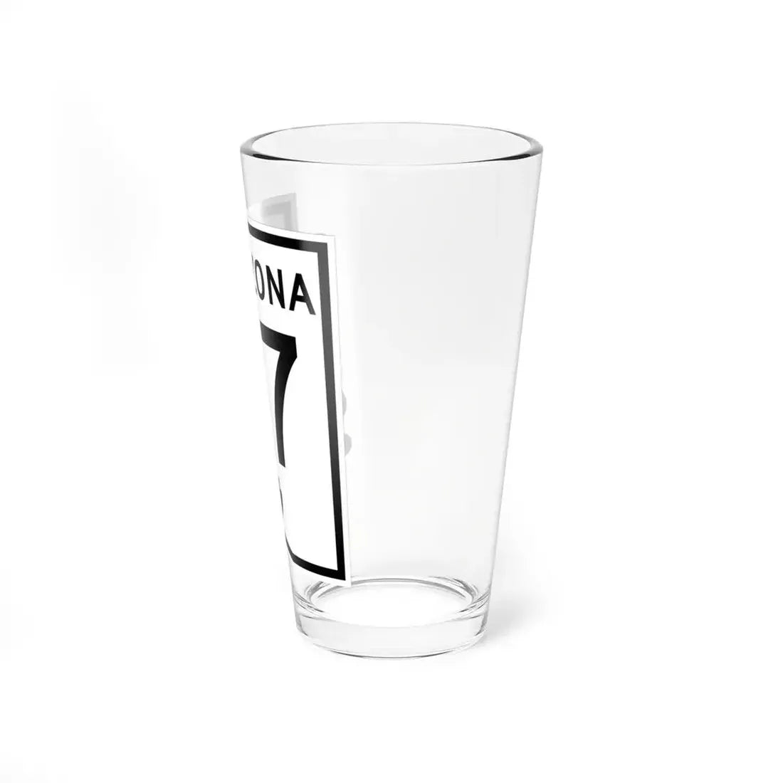 Arizona 77 1956 (Arizona) (Road Sign) Pint Glss 16oz - Go Mug Yourself