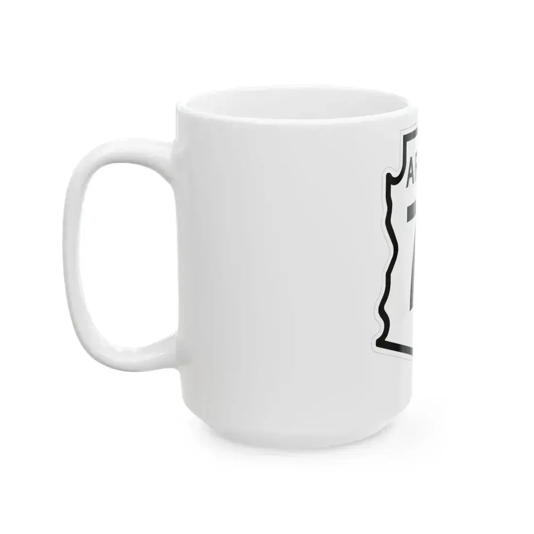 Arizona 77 1956 (Arizona) (Road Sign) White Coffee Mug - Go Mug Yourself