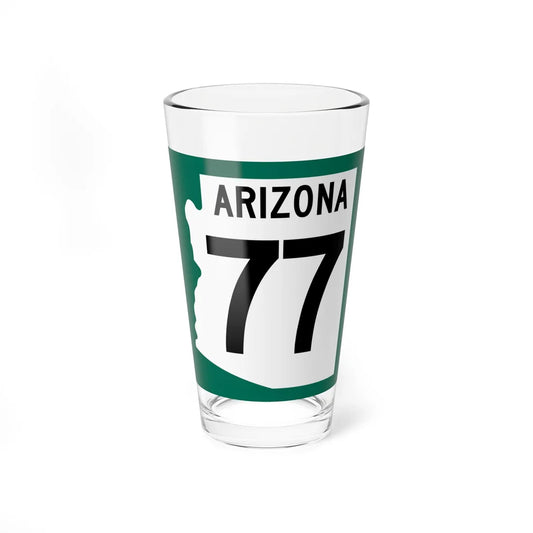 Arizona 77 1960 south (Arizona) (Road Sign) Pint Glss 16oz 16oz - Go Mug Yourself