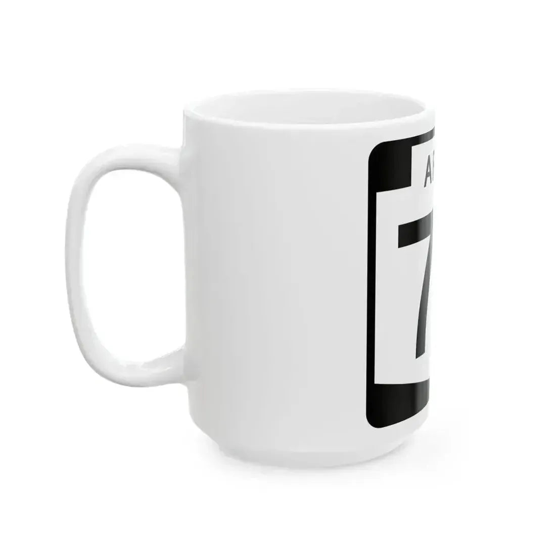 Arizona 77 (Arizona) (Road Sign) White Coffee Mug - Go Mug Yourself