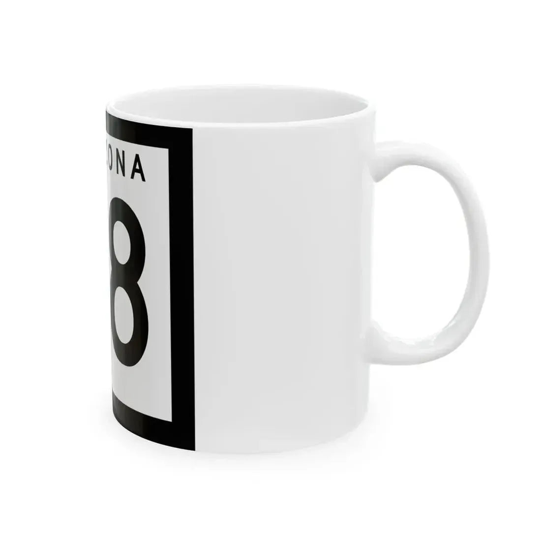 Arizona 78 1963 (Arizona) (Road Sign) White Coffee Mug - Go Mug Yourself