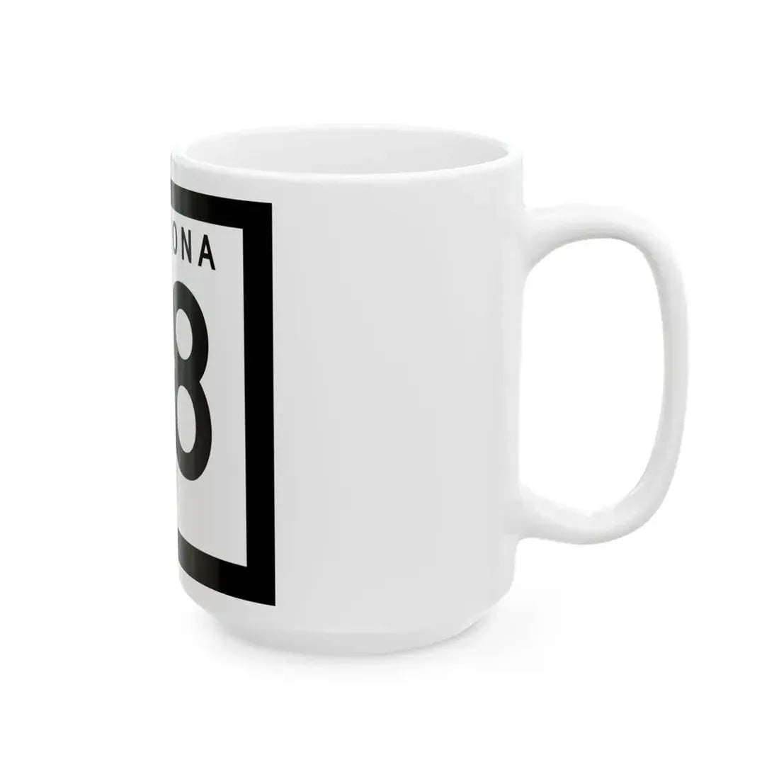Arizona 78 1978 (Arizona) (Road Sign) White Coffee Mug - Go Mug Yourself
