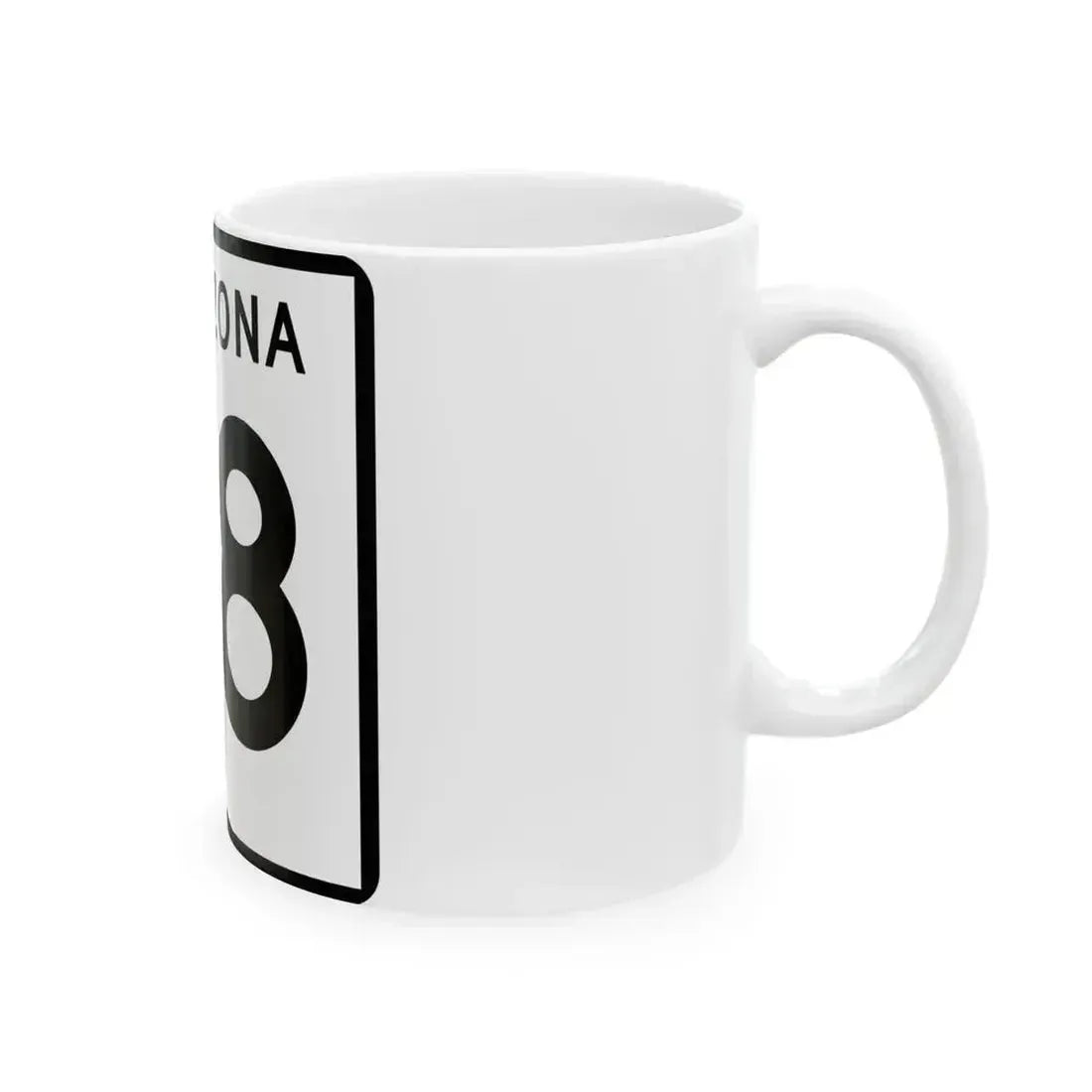 Arizona 78 (Arizona) (Road Sign) White Coffee Mug - Go Mug Yourself