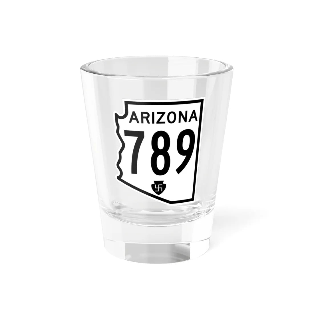 Arizona 789 1956 (Arizona) (Road Sign) Shot Glass 1.5oz 1.5oz - Go Mug Yourself
