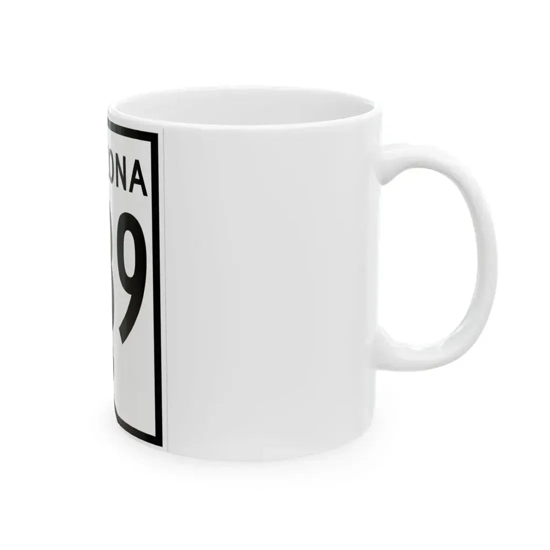 Arizona 789 1956 (Arizona) (Road Sign) White Coffee Mug - Go Mug Yourself