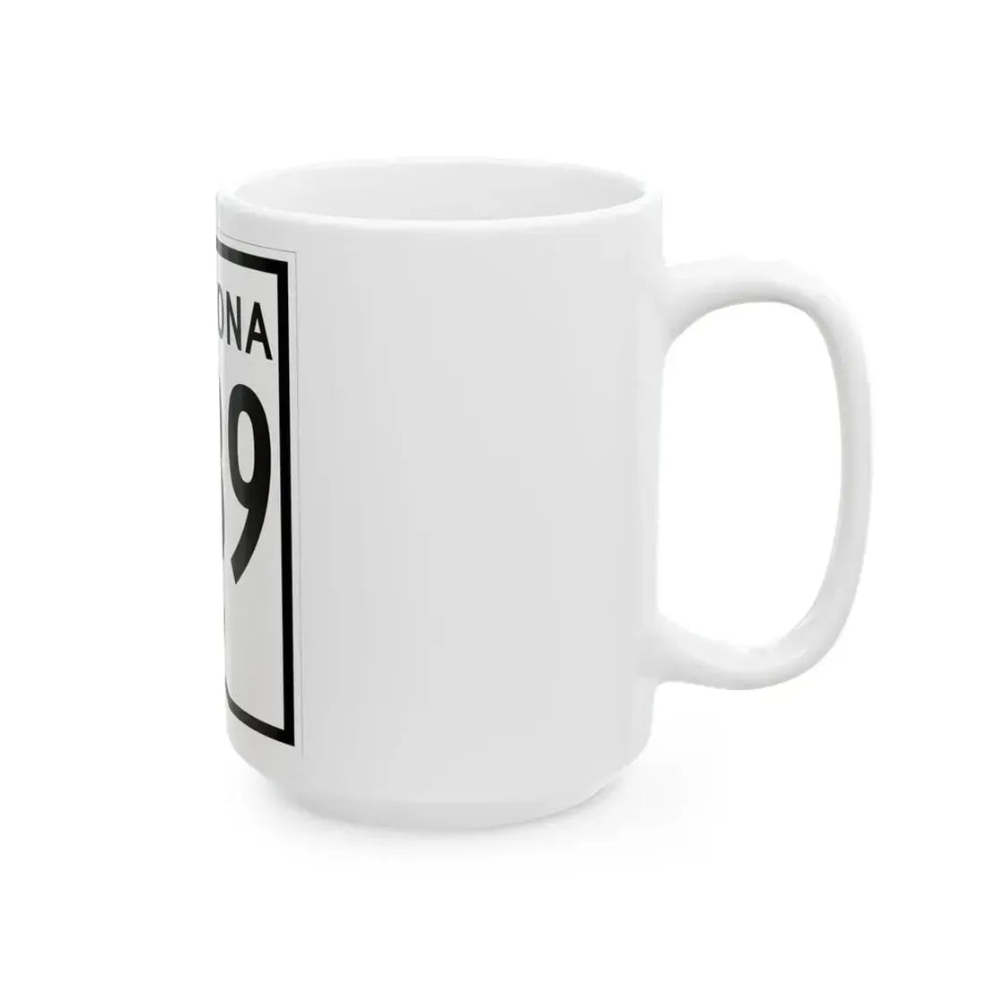 Arizona 789 1956 (Arizona) (Road Sign) White Coffee Mug - Go Mug Yourself