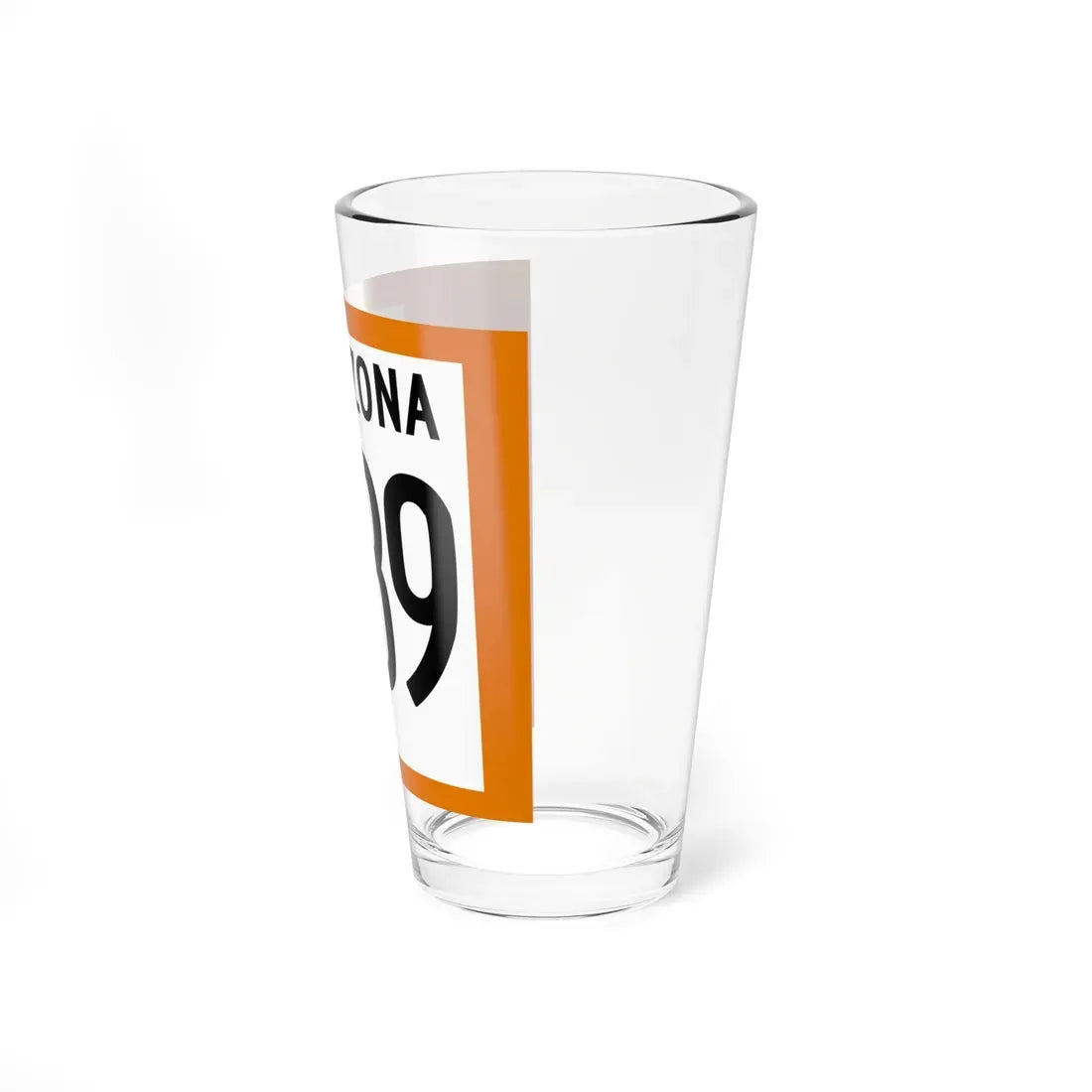 Arizona 789 1960 north (Arizona) (Road Sign) Pint Glass 16oz - Go Mug Yourself
