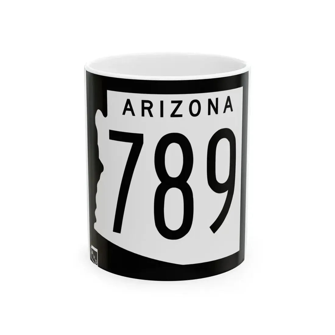 Arizona 789 1963 (Arizona) (Road Sign) White Coffee Mug 11oz - Go Mug Yourself