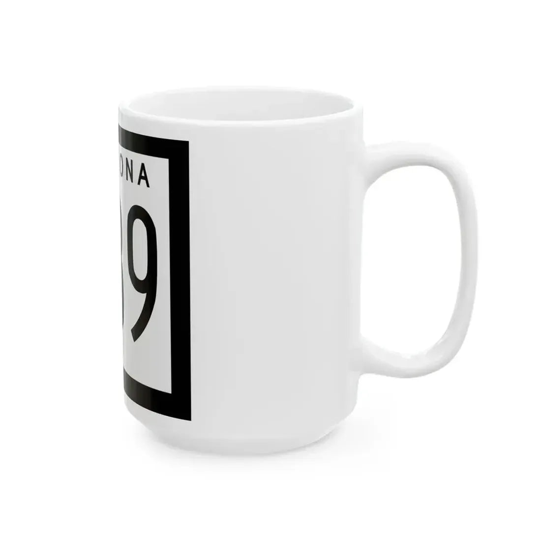 Arizona 789 1963 (Arizona) (Road Sign) White Coffee Mug - Go Mug Yourself