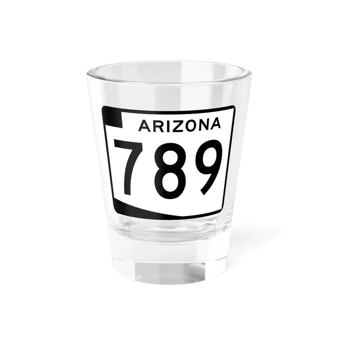 Arizona 789 (Arizona) (Road Sign) Shot Glass 1.5oz 1.5oz - Go Mug Yourself
