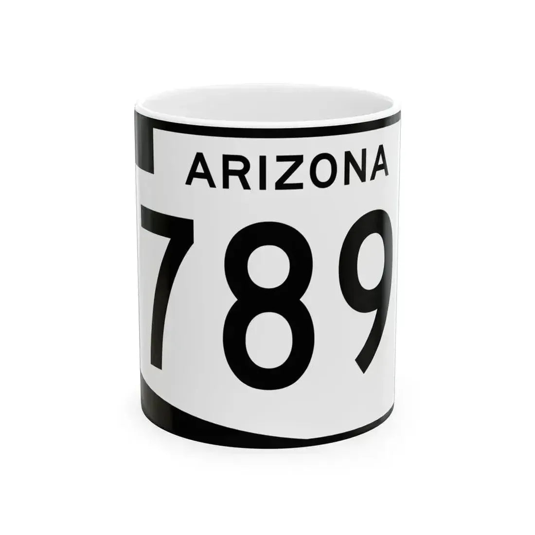 Arizona 789 (Arizona) (Road Sign) White Coffee Mug 11oz - Go Mug Yourself