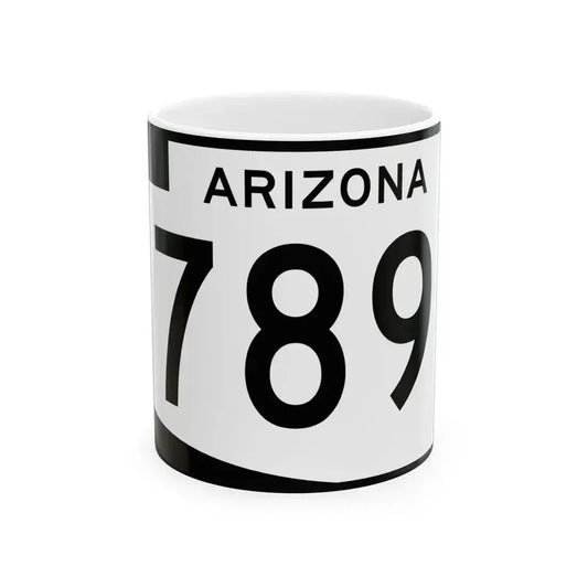 Arizona 789 (Arizona) (Road Sign) White Coffee Mug 11oz - Go Mug Yourself