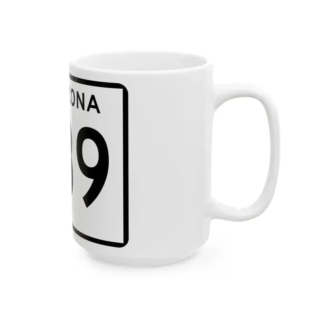 Arizona 789 (Arizona) (Road Sign) White Coffee Mug - Go Mug Yourself