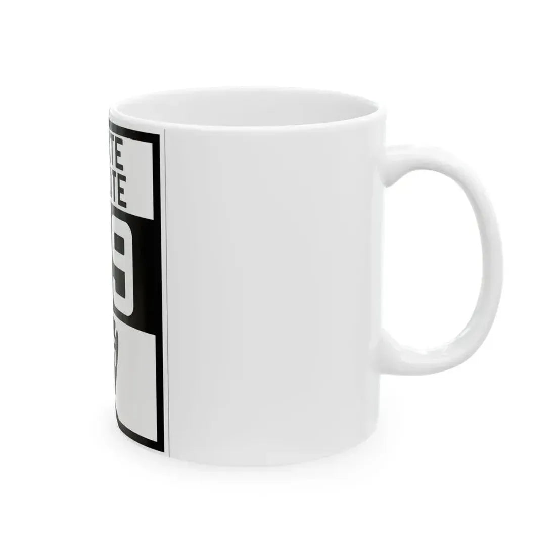 Arizona 79 1927 (Arizona) (Road Sign) White Coffee Mug - Go Mug Yourself
