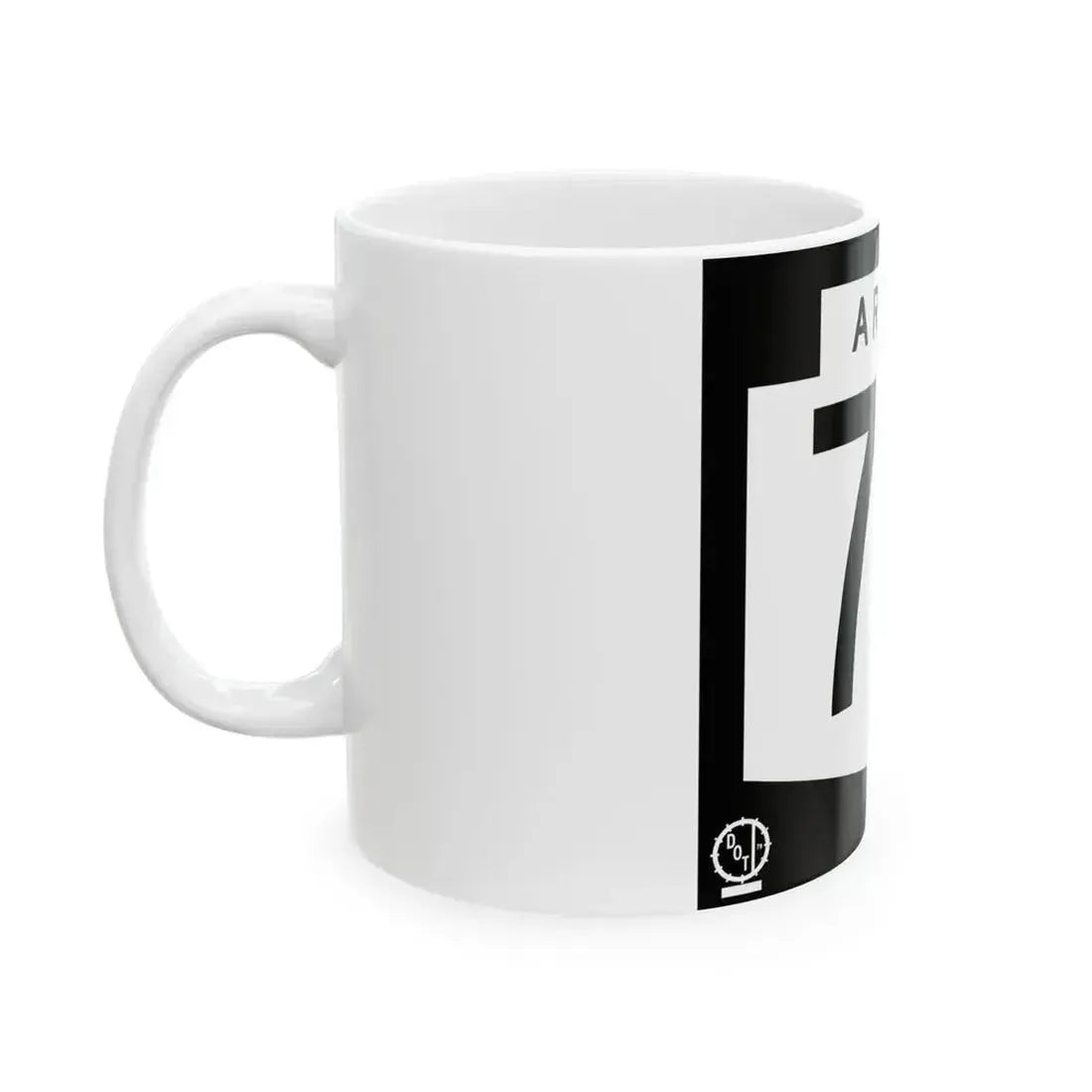 Arizona 79 1978 (Arizona) (Road Sign) White Coffee Mug - Go Mug Yourself