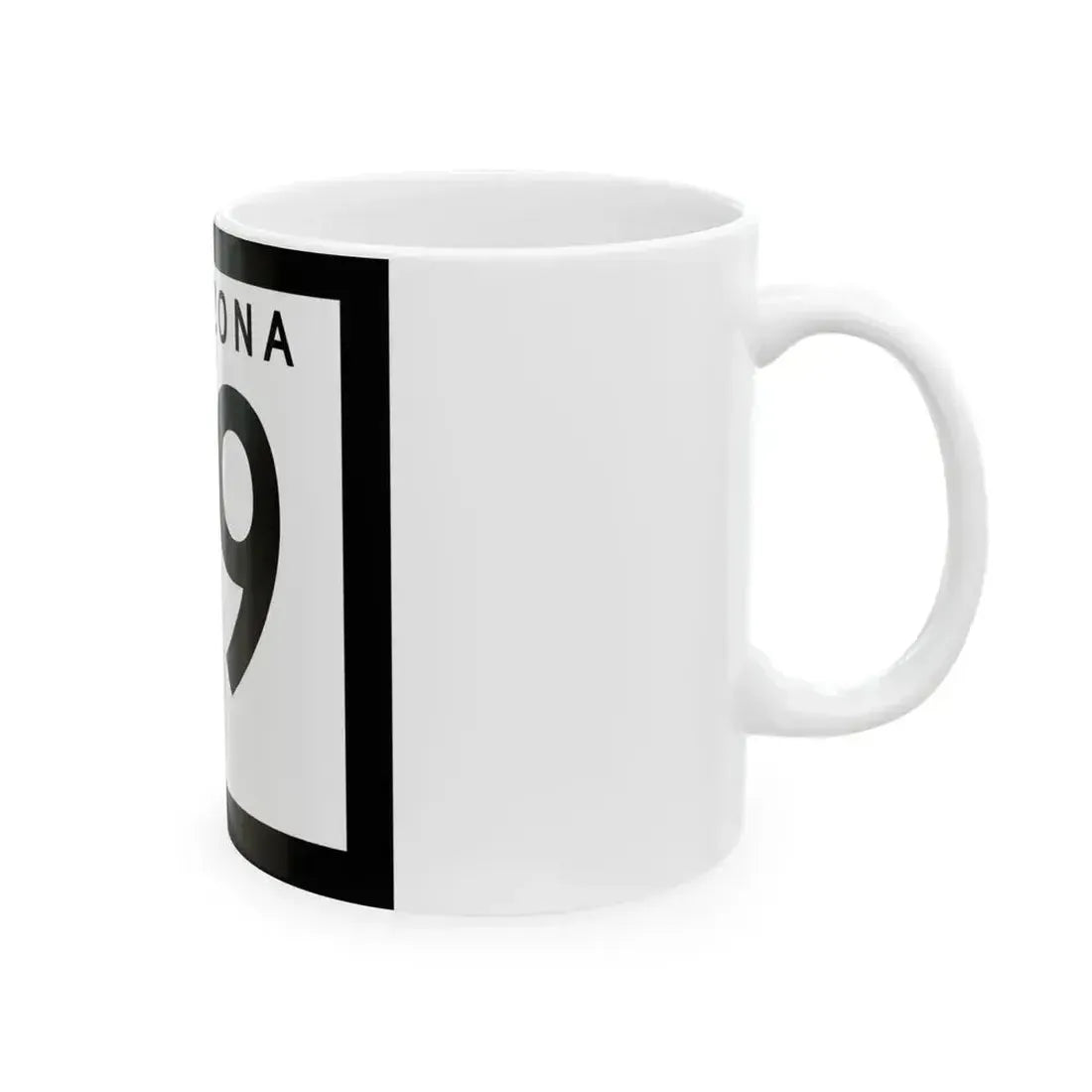 Arizona 79 1978 (Arizona) (Road Sign) White Coffee Mug - Go Mug Yourself