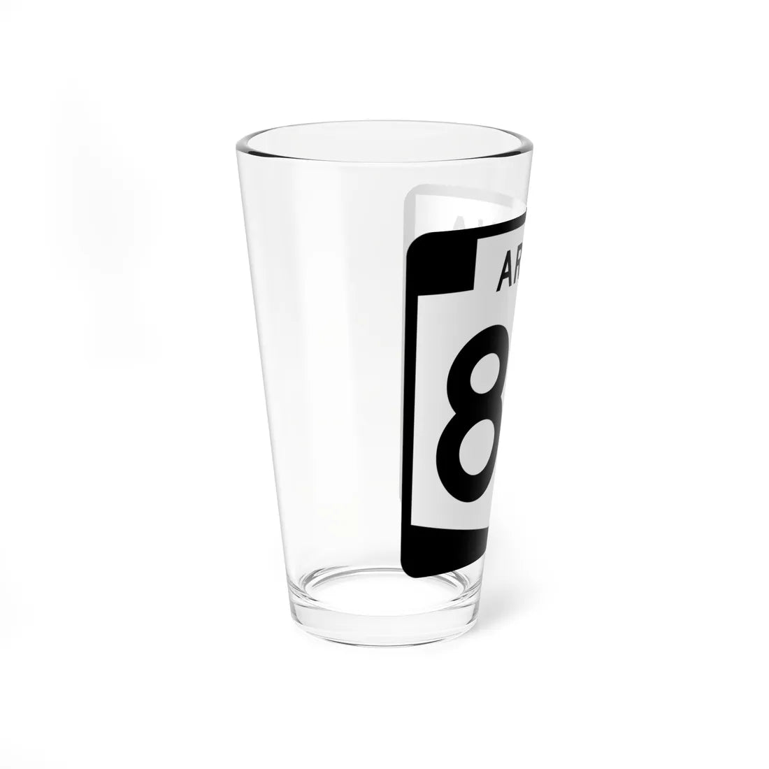 Arizona 80 (Arizona) (Road Sign) Pint Glss 16oz - Go Mug Yourself