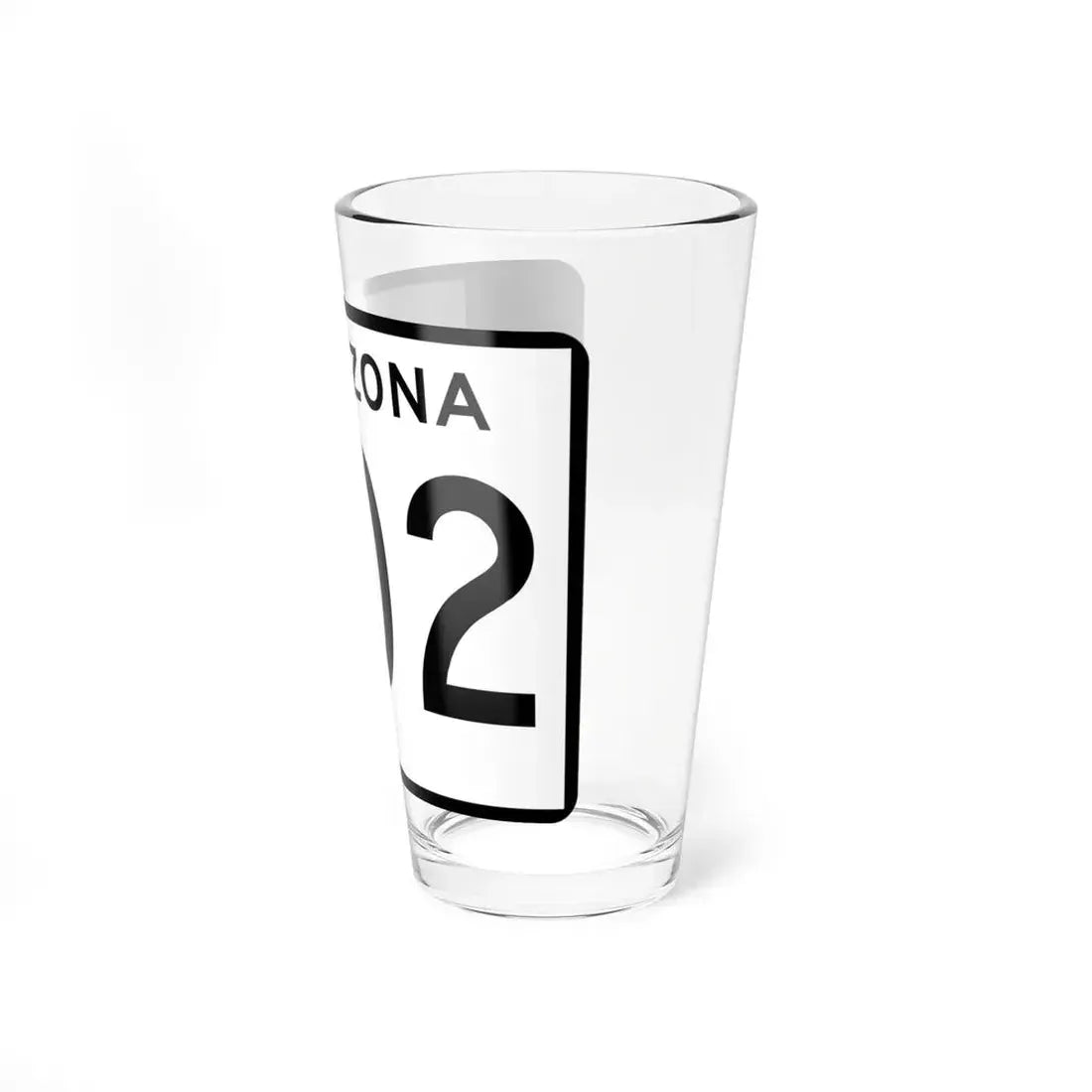 Arizona 802 (Arizona) (Road Sign) Pint Glss 16oz - Go Mug Yourself