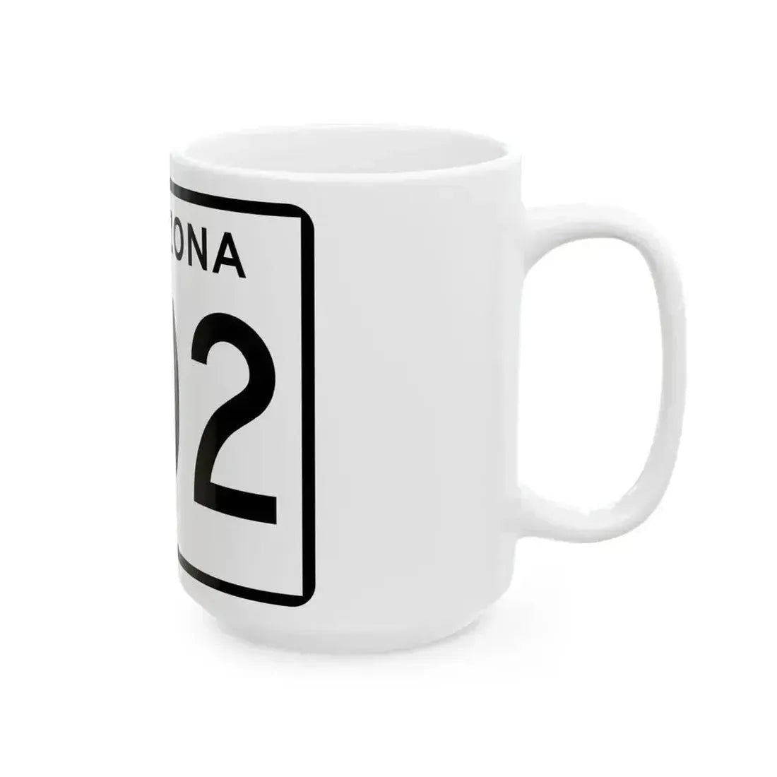 Arizona 802 (Arizona) (Road Sign) White Coffee Mug - Go Mug Yourself