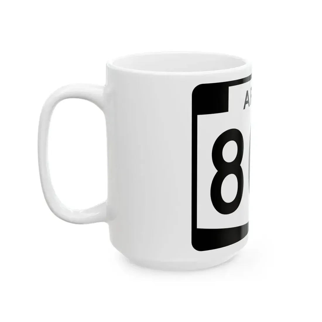 Arizona 803 (Arizona) (Road Sign) White Coffee Mug - Go Mug Yourself