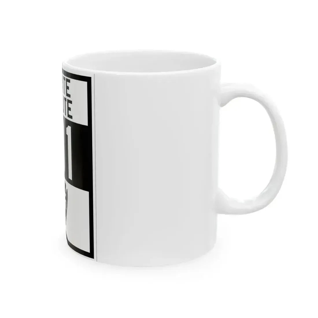 Arizona 81 1927 (Arizona) (Road Sign) White Coffee Mug - Go Mug Yourself