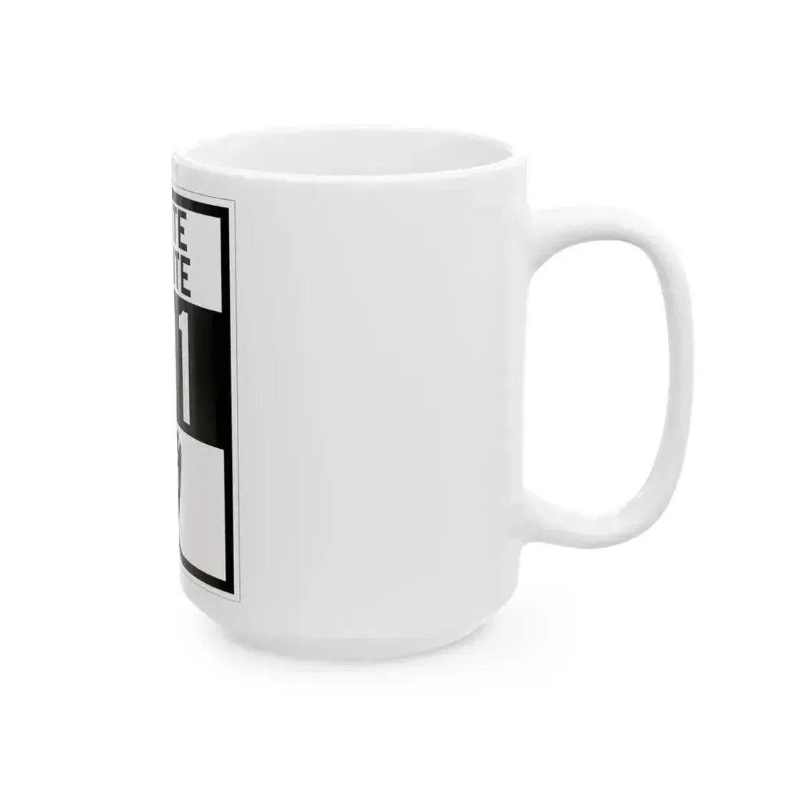 Arizona 81 1927 (Arizona) (Road Sign) White Coffee Mug - Go Mug Yourself