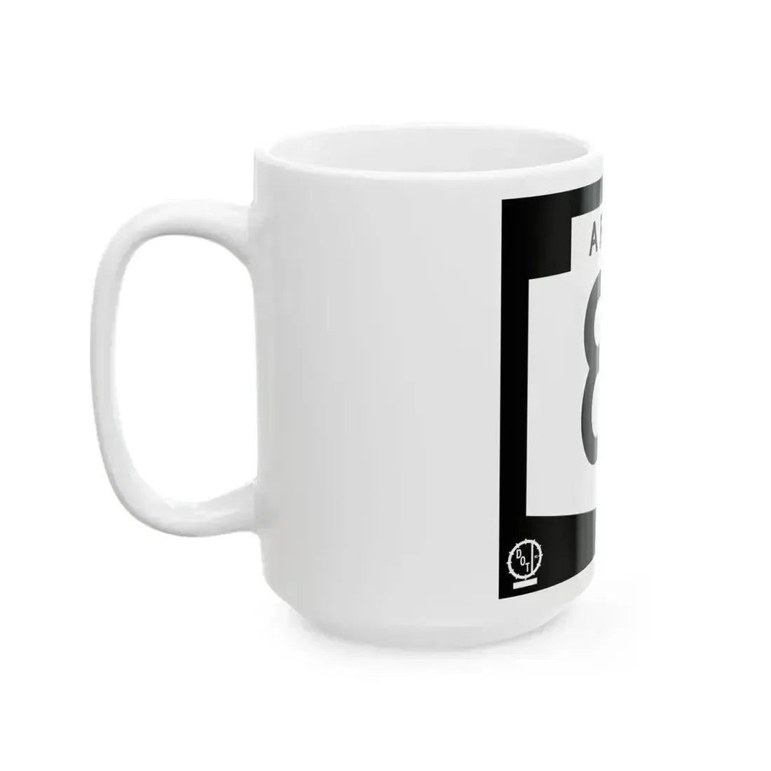 Arizona 81 1978 (Arizona) (Road Sign) White Coffee Mug - Go Mug Yourself