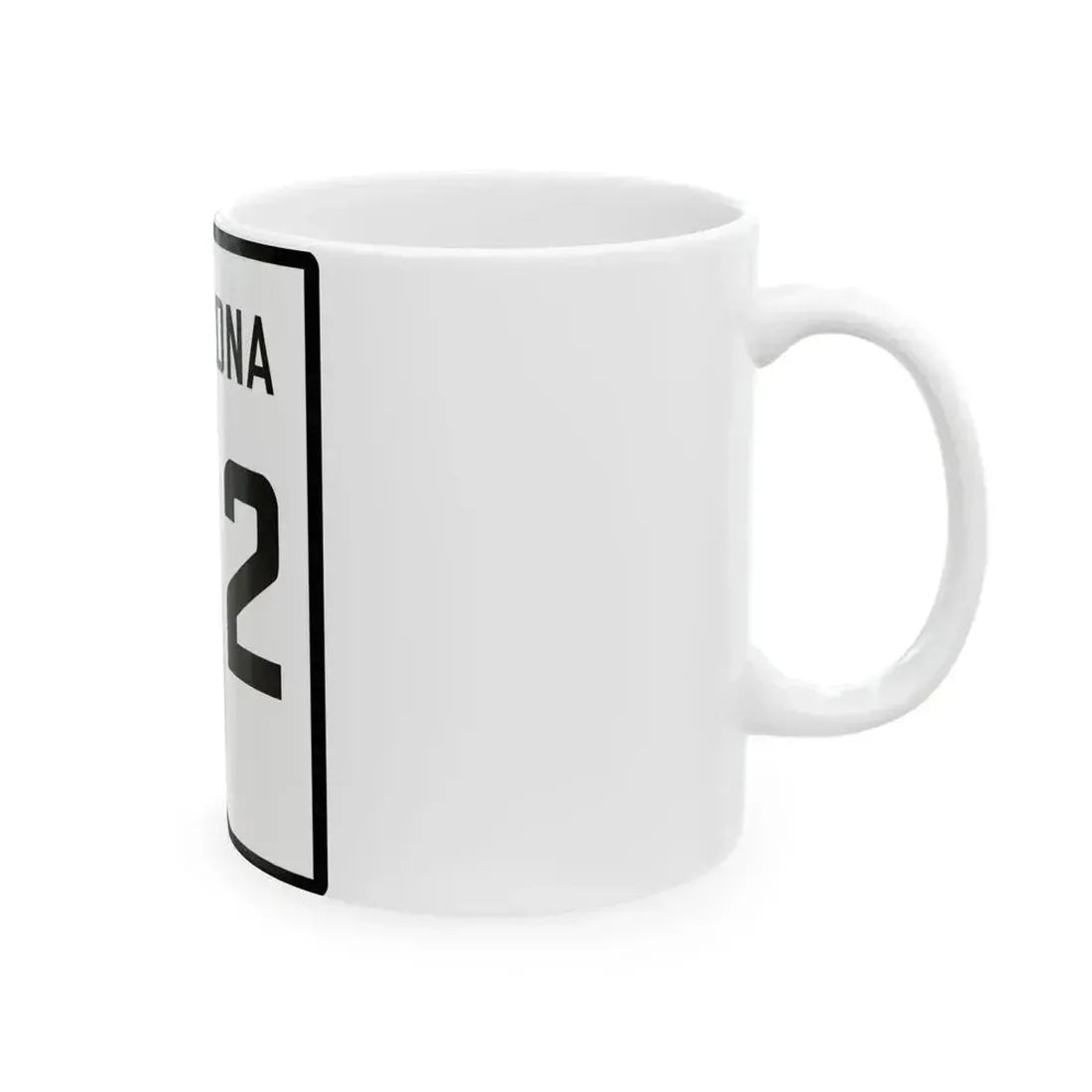 Arizona 82 1941 (Arizona) (Road Sign) White Coffee Mug - Go Mug Yourself