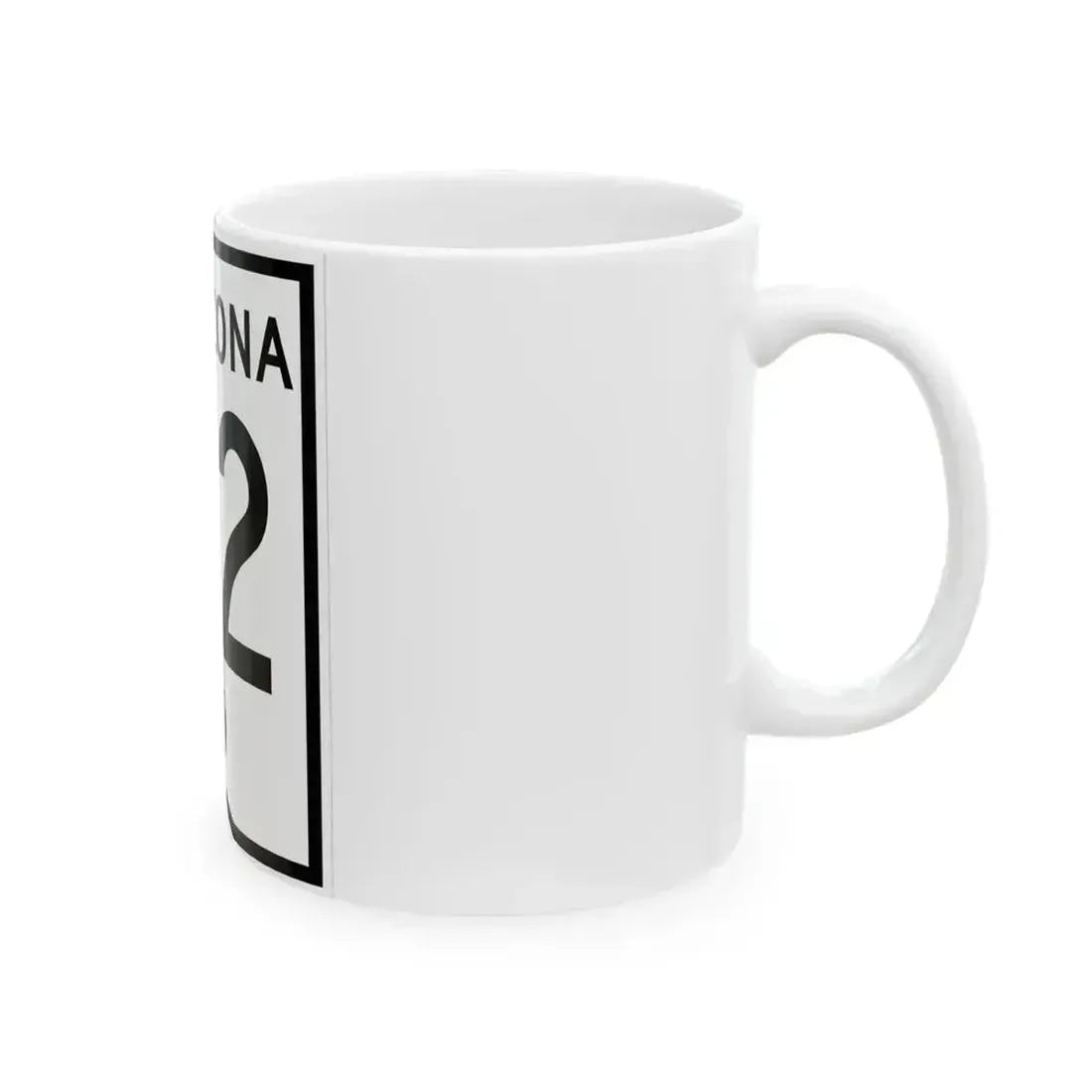 Arizona 82 1956 (Arizona) (Road Sign) White Coffee Mug - Go Mug Yourself