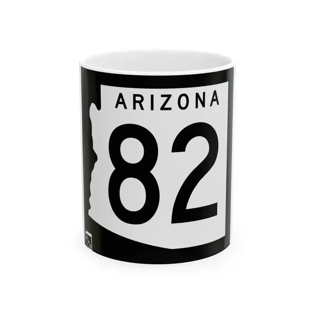 Arizona 82 1963 (Arizona) (Road Sign) White Coffee Mug 11oz - Go Mug Yourself