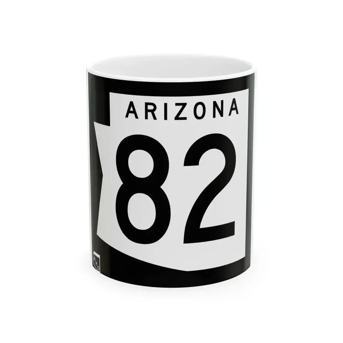 Arizona 82 1973 (Arizona) (Road Sign) White Coffee Mug 11oz - Go Mug Yourself