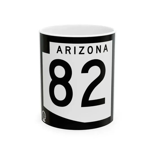 Arizona 82 1978 (Arizona) (Road Sign) White Coffee Mug 11oz - Go Mug Yourself
