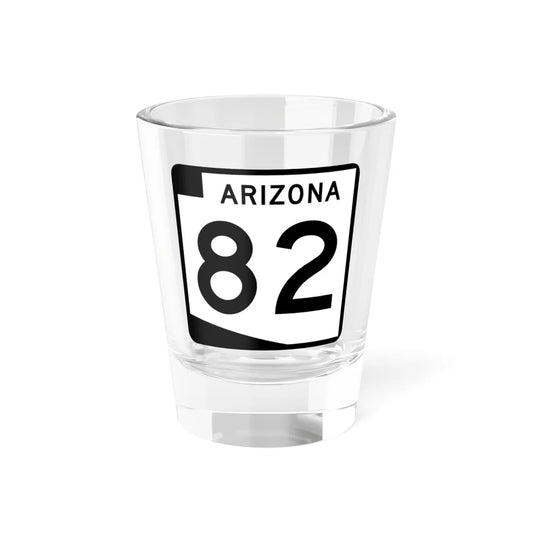 Arizona 82 (Arizona) (Road Sign) Shot Glass 1.5oz 1.5oz - Go Mug Yourself