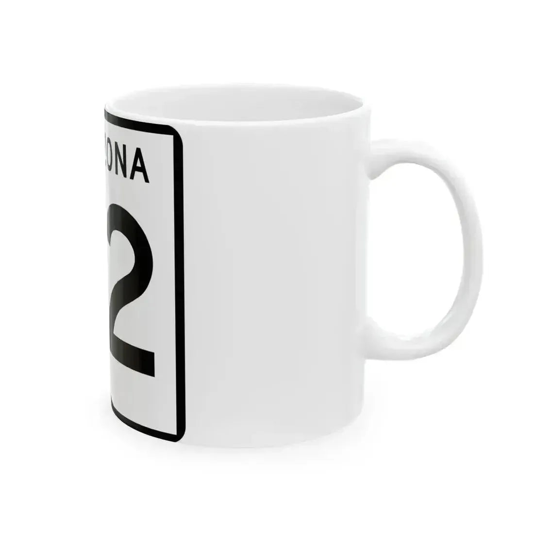 Arizona 82 (Arizona) (Road Sign) White Coffee Mug - Go Mug Yourself