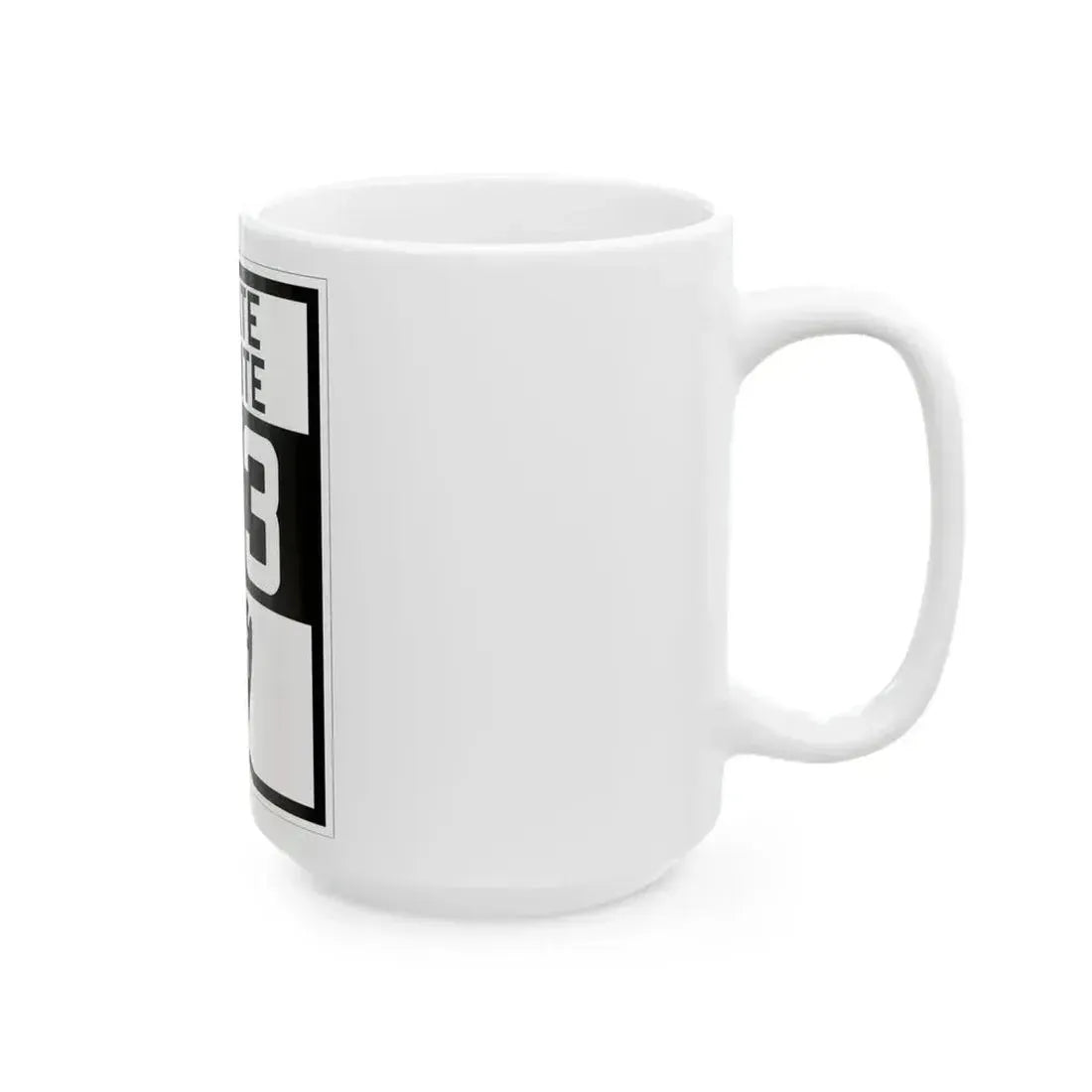 Arizona 83 1927 (Arizona) (Road Sign) White Coffee Mug - Go Mug Yourself