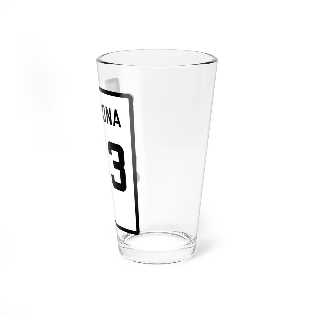 Arizona 83 1941 (Arizona) (Road Sign) Pint Glss 16oz - Go Mug Yourself