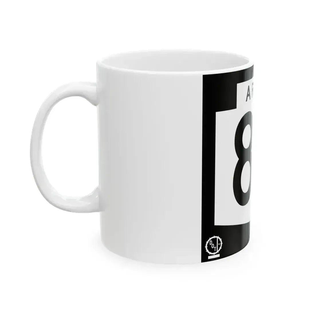 Arizona 83 1978 (Arizona) (Road Sign) White Coffee Mug - Go Mug Yourself