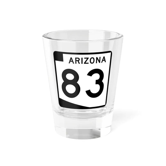 Arizona 83 (Arizona) (Road Sign) Shot Glass 1.5oz 1.5oz - Go Mug Yourself