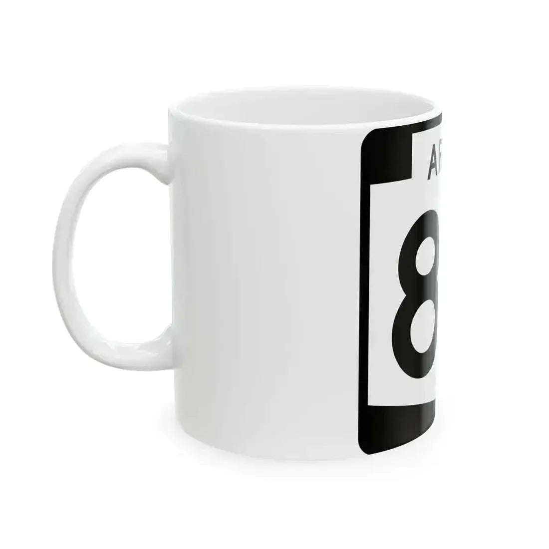 Arizona 83 (Arizona) (Road Sign) White Coffee Mug - Go Mug Yourself