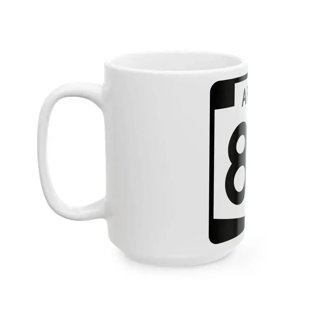 Arizona 83 (Arizona) (Road Sign) White Coffee Mug - Go Mug Yourself