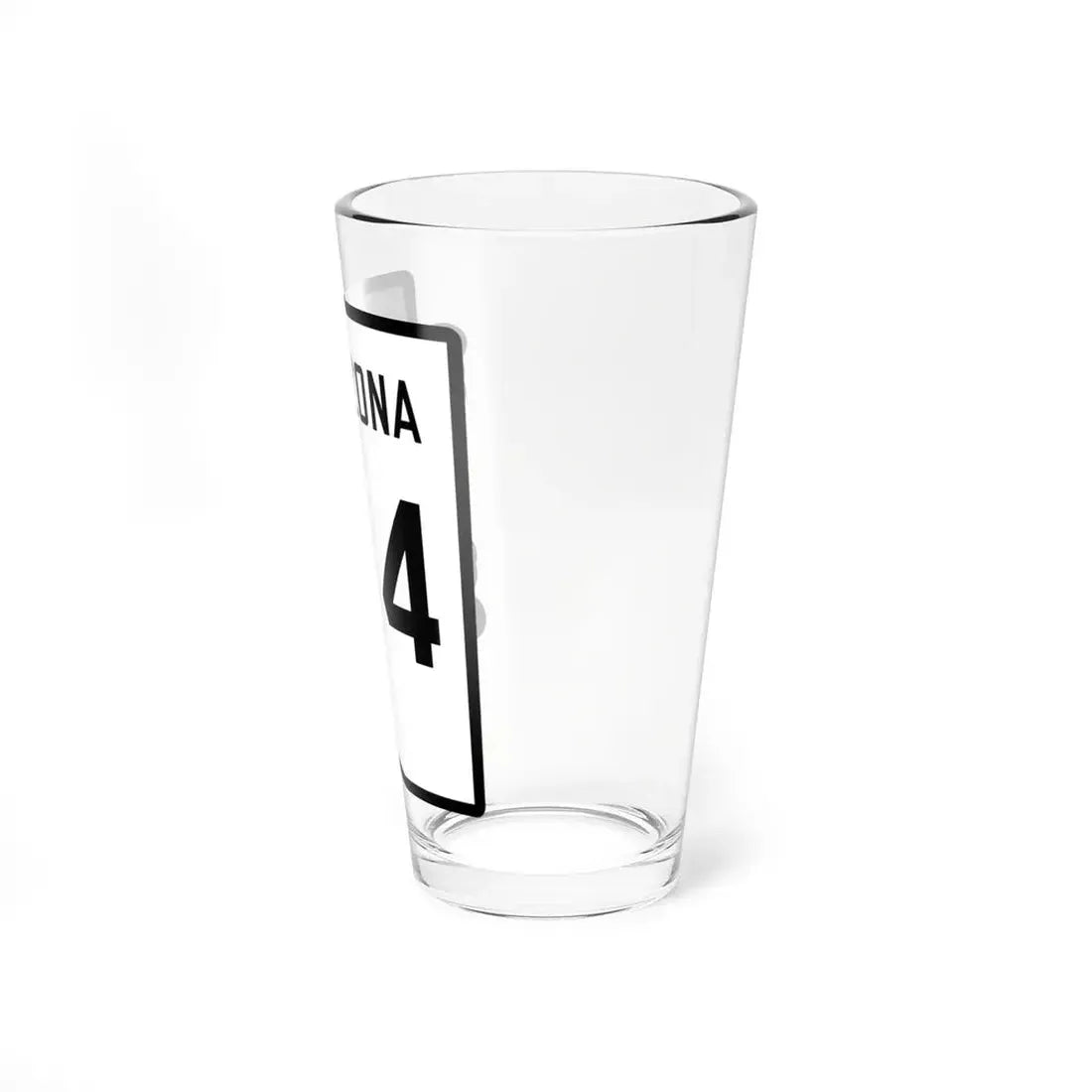 Arizona 84 1941 (Arizona) (Road Sign) Pint Glss 16oz - Go Mug Yourself